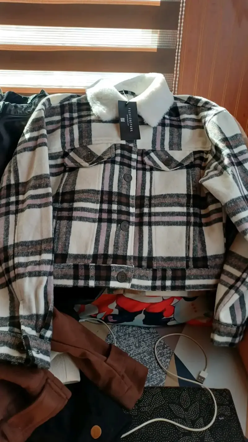 chaqueta leñadora talla L