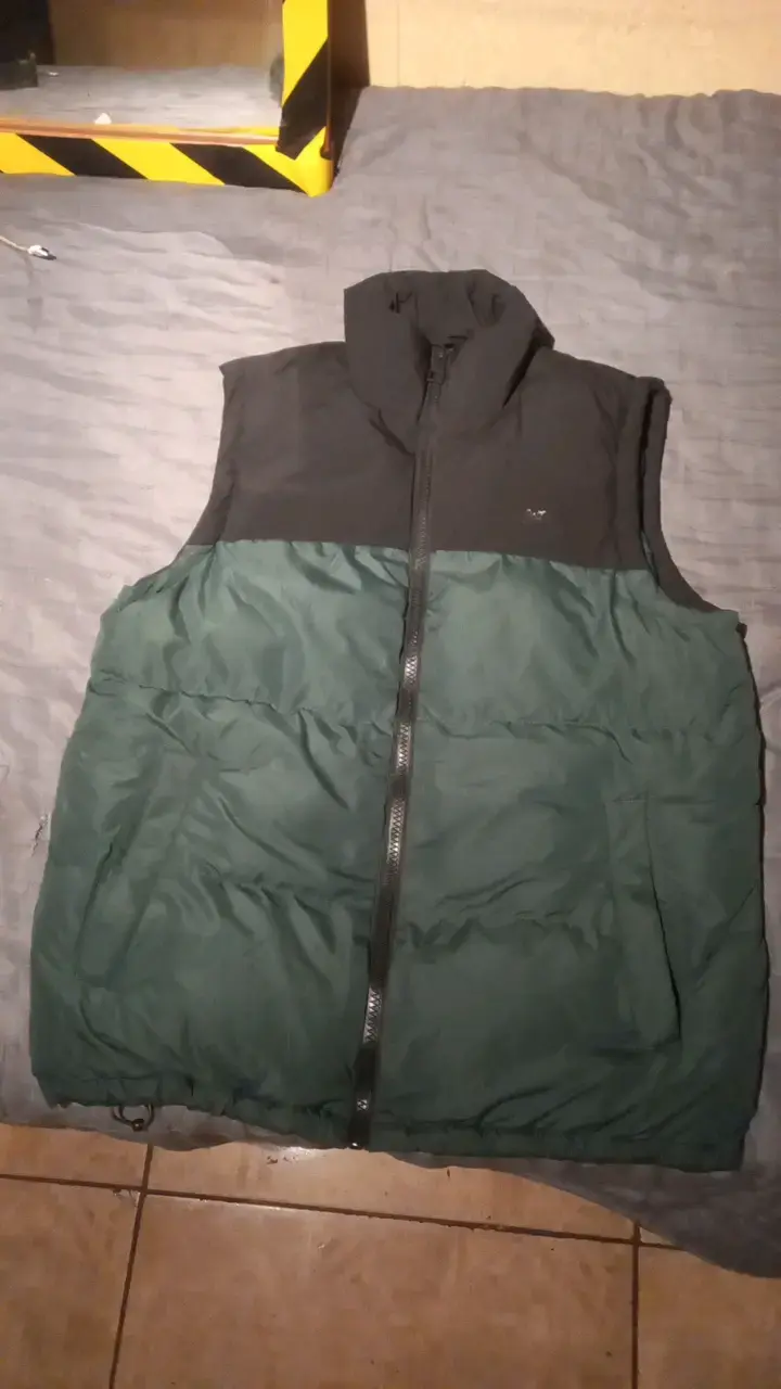 Chaleco acolchado bicolor para hombre - 1