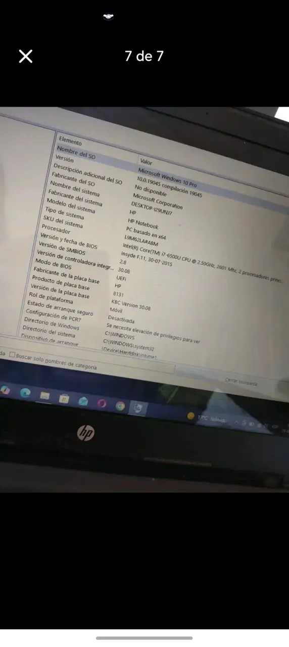 i7 HP Notebook 14-ac - 5