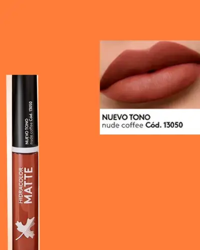 Labial HidraColor Matte Nude Coffee - miniatura 1