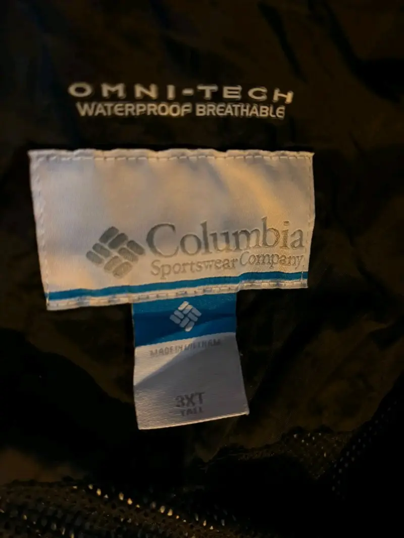 Chaqueta impermeable Columbia negra - 3