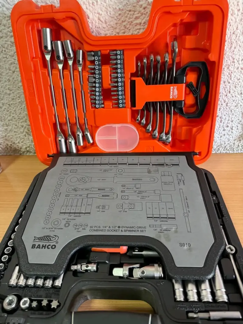 SET DE DADOS 1/4 Y 1/2'' 92 PZAS S910 - 1