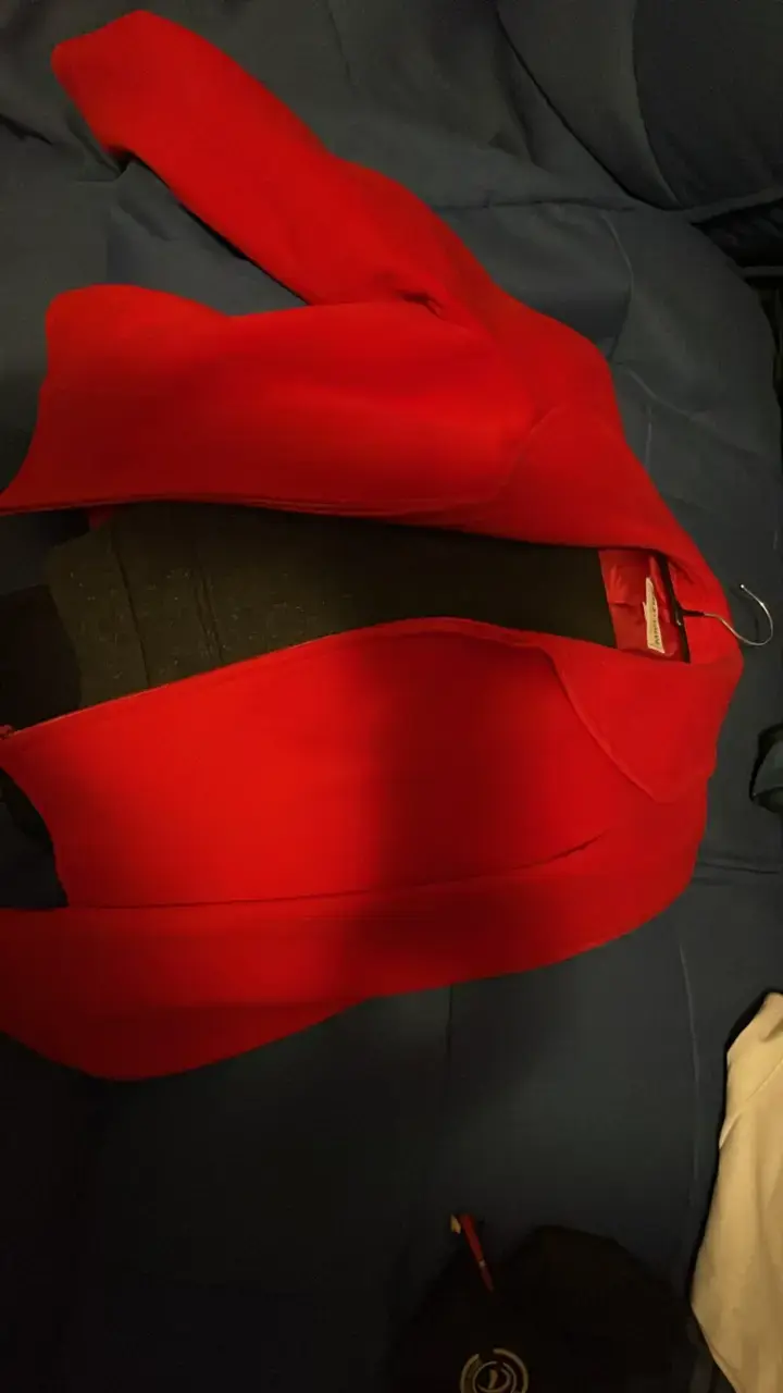 Blazer rojo GIORGIO ARMANI elegante para mujer