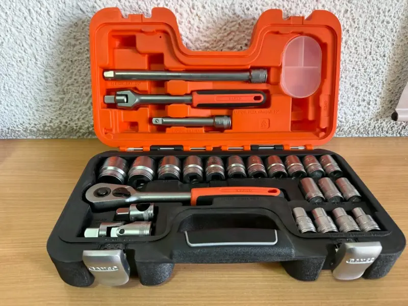 MALETA DADOS 1/2'' 24PZS MM HEX. S240BAHCO - 1