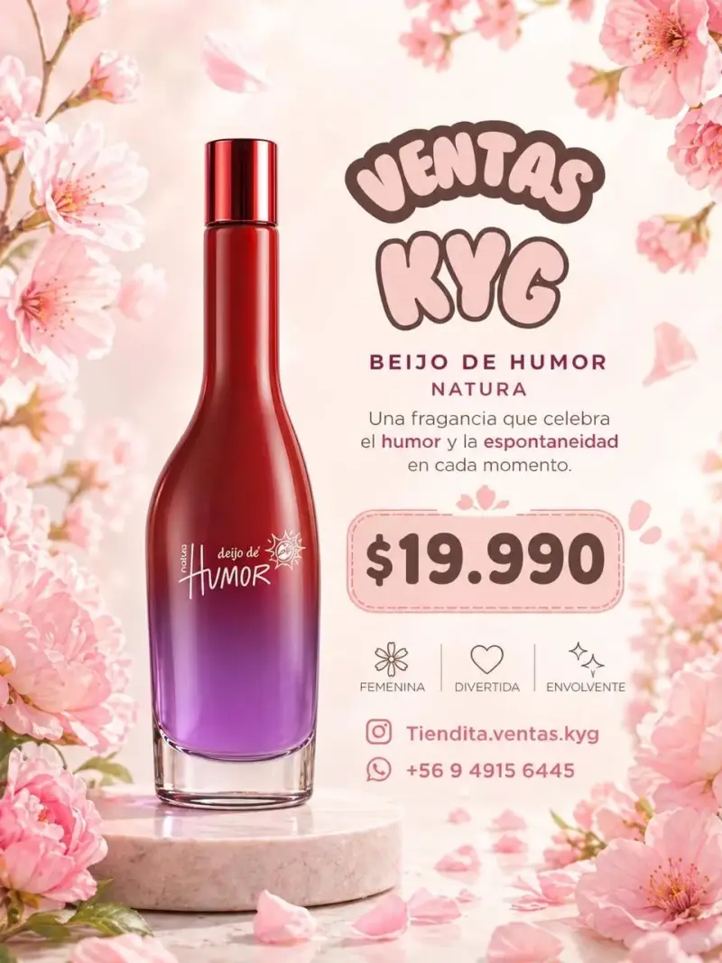 Perfume Natura Beijo de Humor 75ml