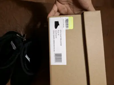 Botas de cuero negro para mujer Bamers - miniatura 4