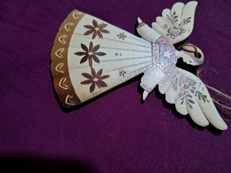 Set de adornos colgantes de madera decorativos - 2