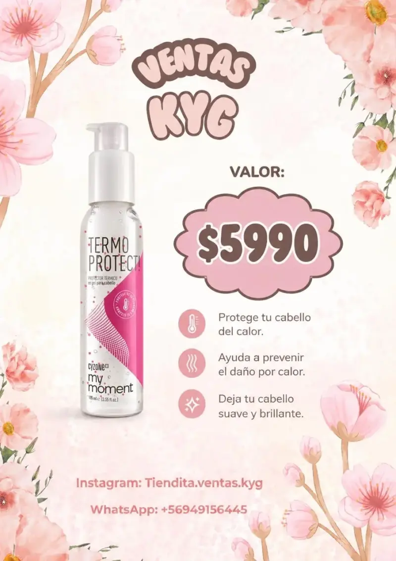Protector térmico para cabello Cyzone My Moment