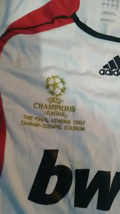 Camiseta AC Milan Adidas blanca retro - miniatura 4
