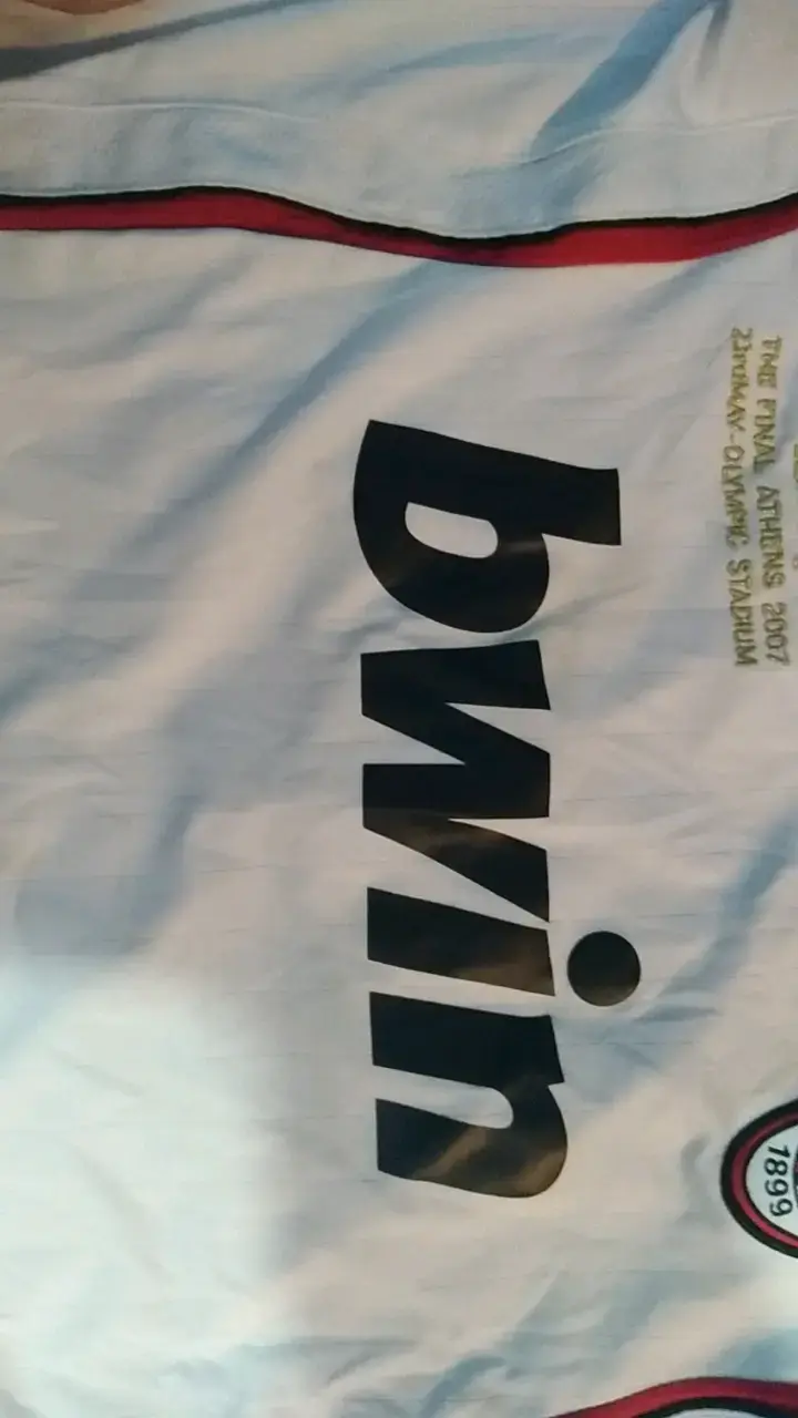 Camiseta AC Milan Adidas blanca retro - 6