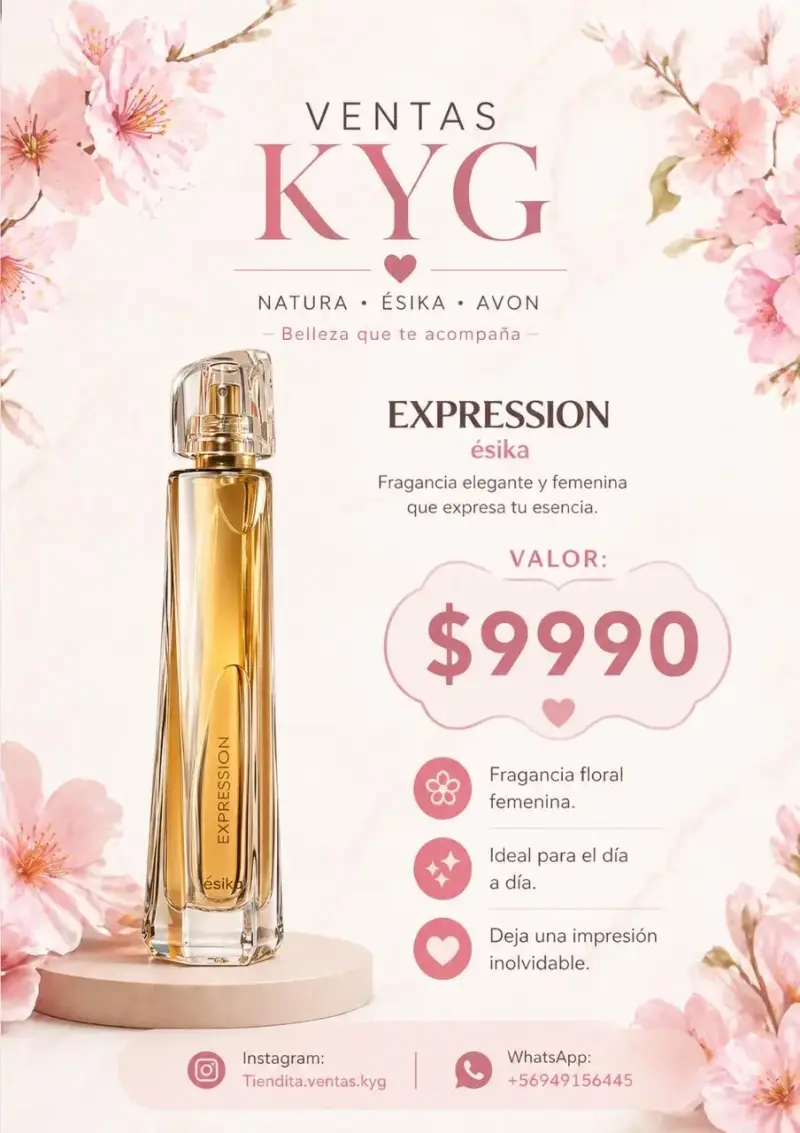 Perfume Expression Ésika floral femenino
