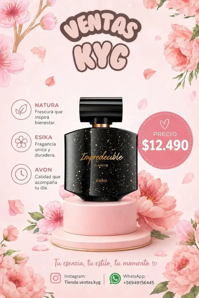 Perfume Ésika Imprendecible Glamour 50ml