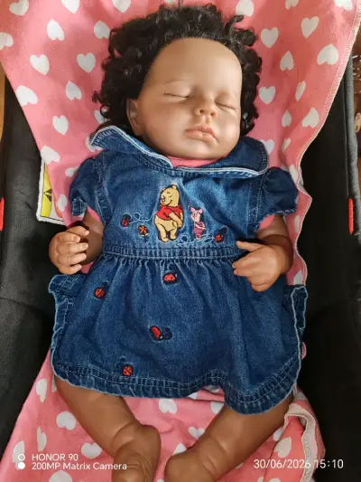 Muñeca bebé reborn hecha a mamano - miniatura 1