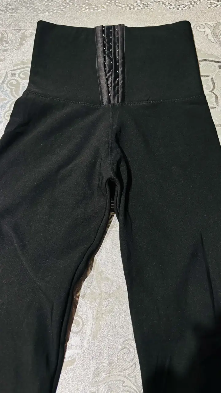 Leggin Corset reductor negro con cierre de ganchos - 3
