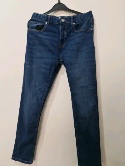 Jeans azul calvin klein talla s - miniatura 1