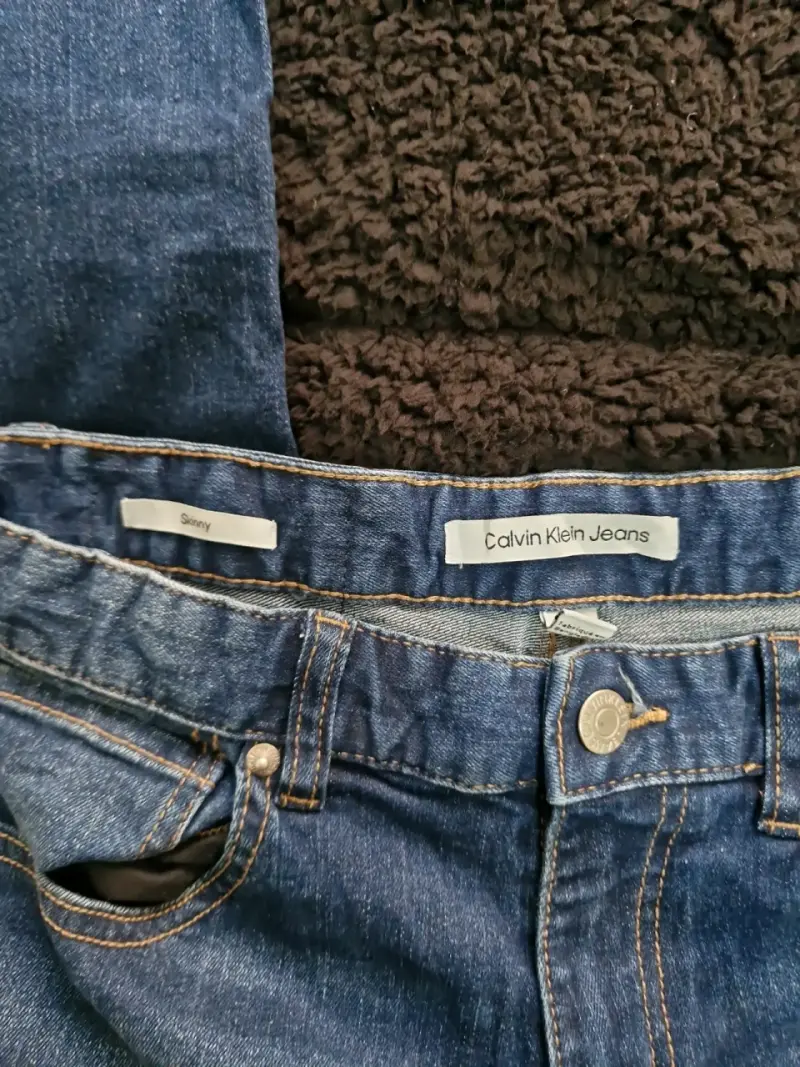 Jeans azul calvin klein talla s - 3