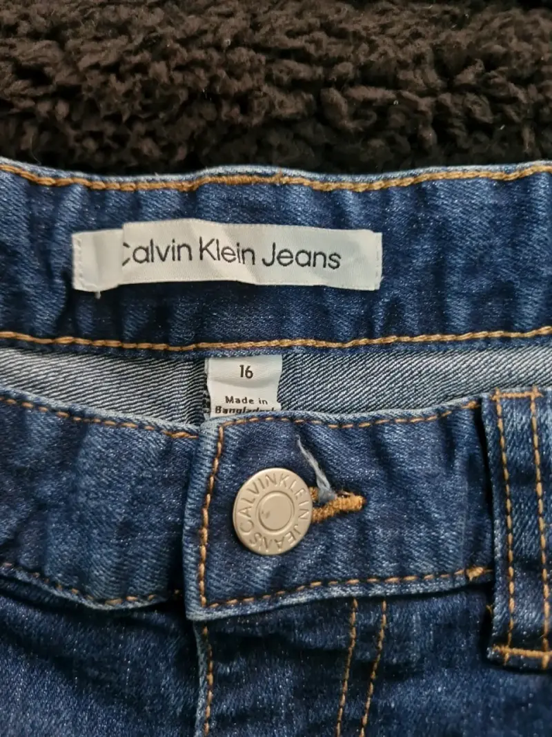 Jeans azul calvin klein talla s - 4