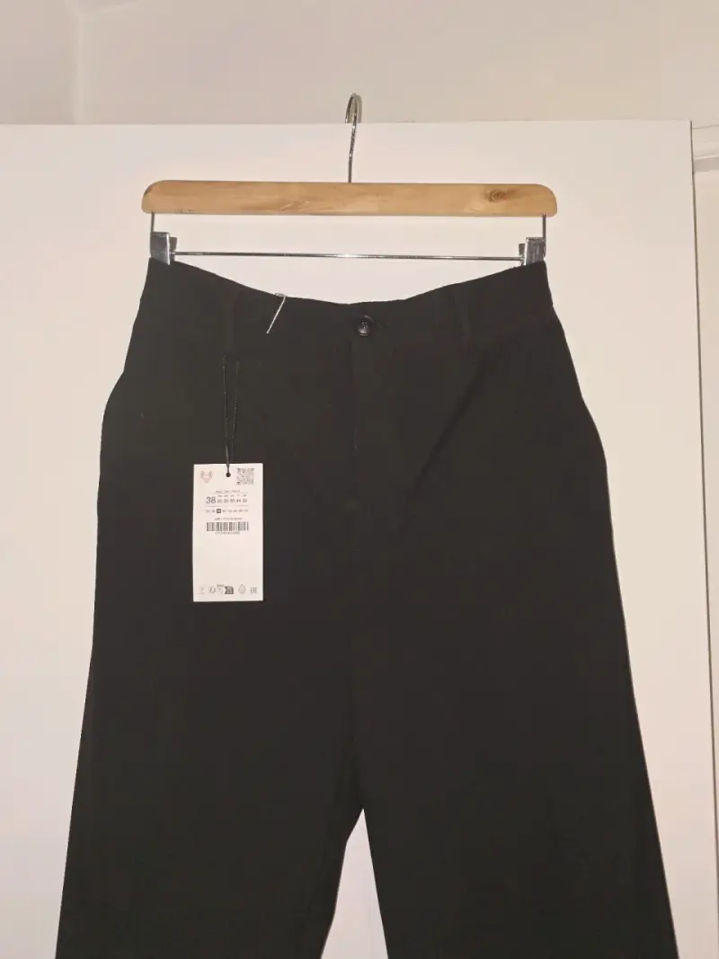 Pantalones negros de vestir talla 38 - 1