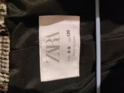 Abrigo Zara de cuadros estilo clásico - miniatura 4