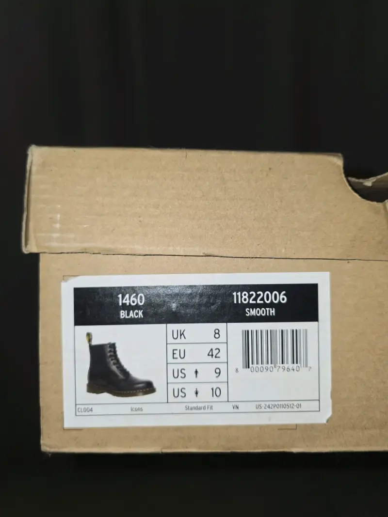 Botas negras Dr. Martens 1460 talla 42 - 1