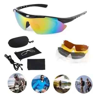Gafas de sol deportivas con lentes intercambiables - miniatura 1