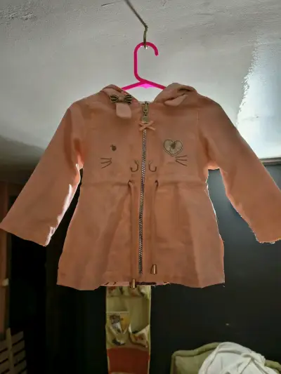 Chaqueta infantil con diseño floral reversible - miniatura 3