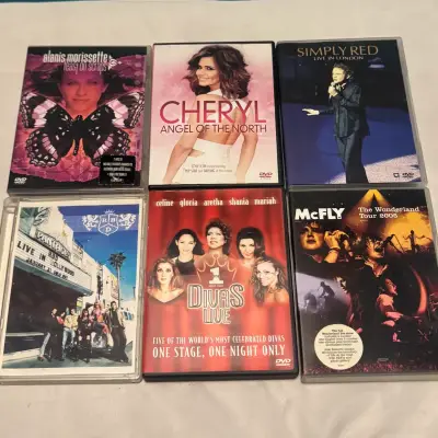 Colección de DVDs de conciertos musicales - miniatura 1