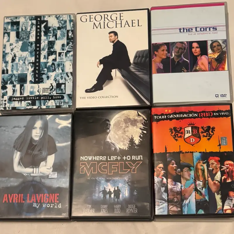 Colección de DVDs de conciertos musicales - 2