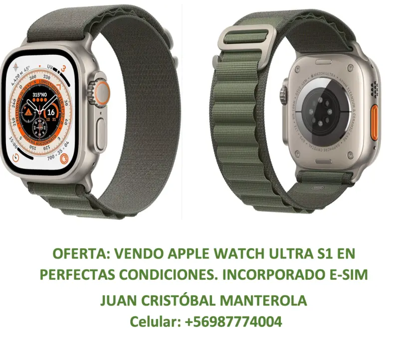 Apple Watch Ultra S1 con eSIM en buen estado