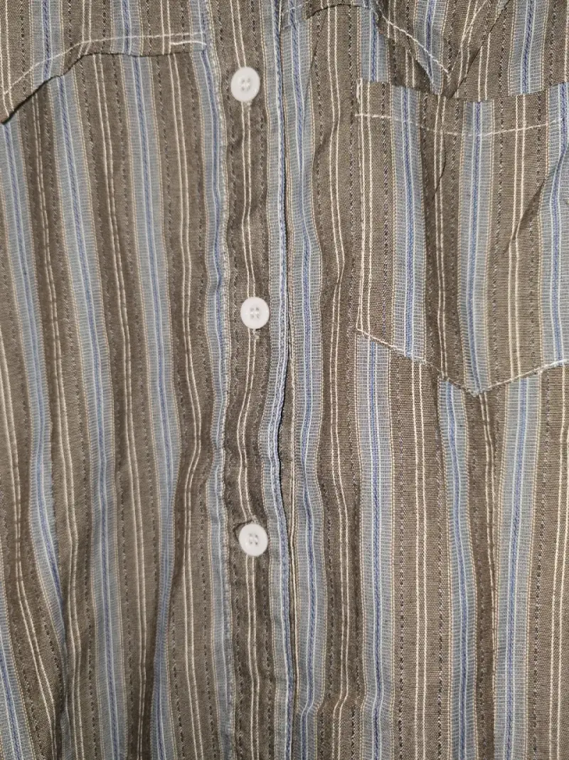 Camisa a rayas marrón - 3