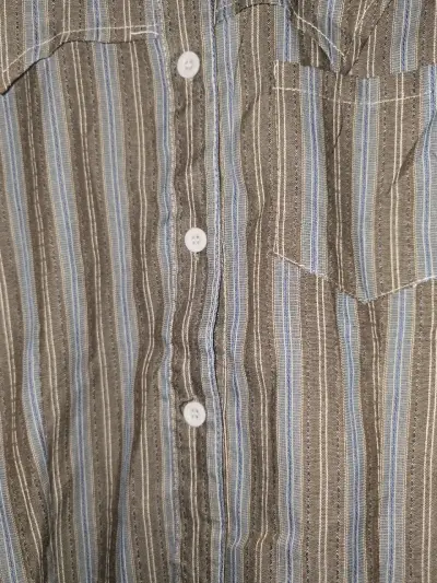 Camisa a rayas marrón - miniatura 3