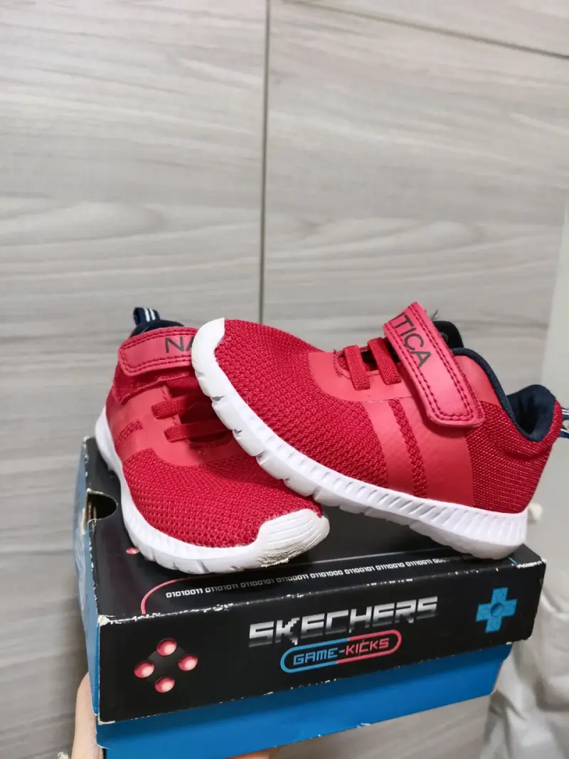 Zapatillas deportivas rojas para niños Nautica