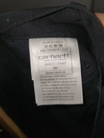 Pantalones Carhartt negros - miniatura 5