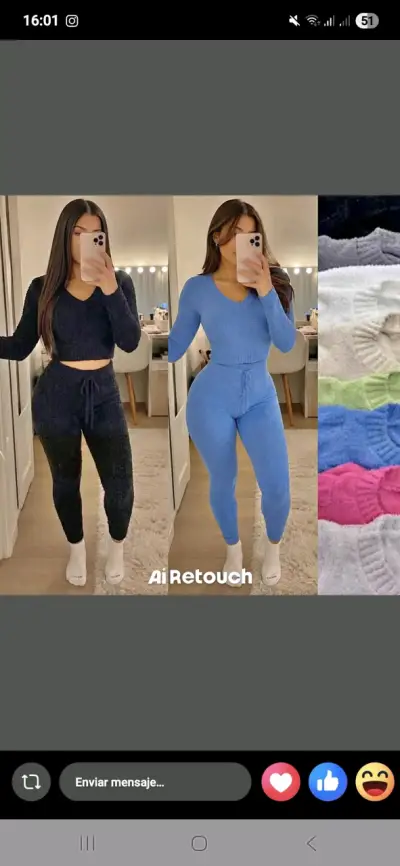 Conjunto deportivo de dos piezas para mujer - miniatura 1