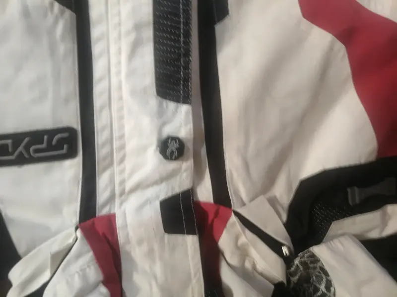 Chaqueta de esquí Spyder blanca y roja - 2