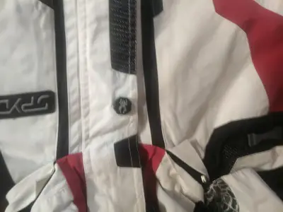 Chaqueta de esquí Spyder blanca y roja - miniatura 2