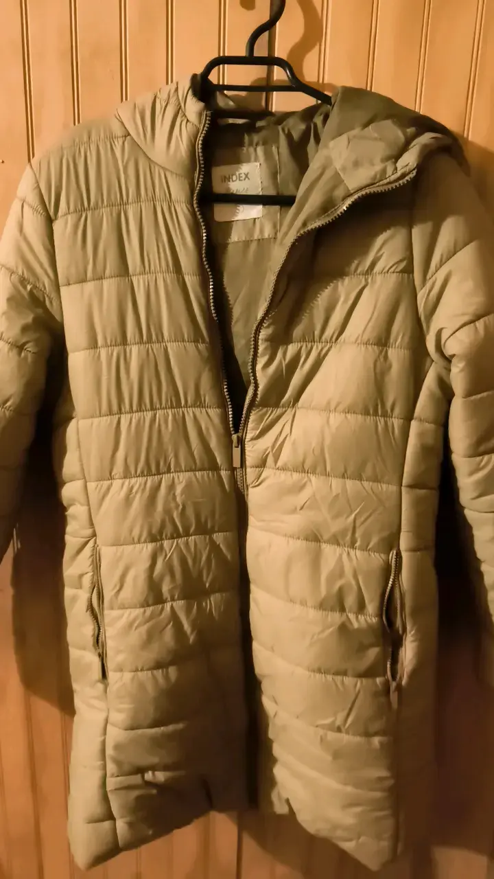 Chaqueta acolchada verde oliva Index