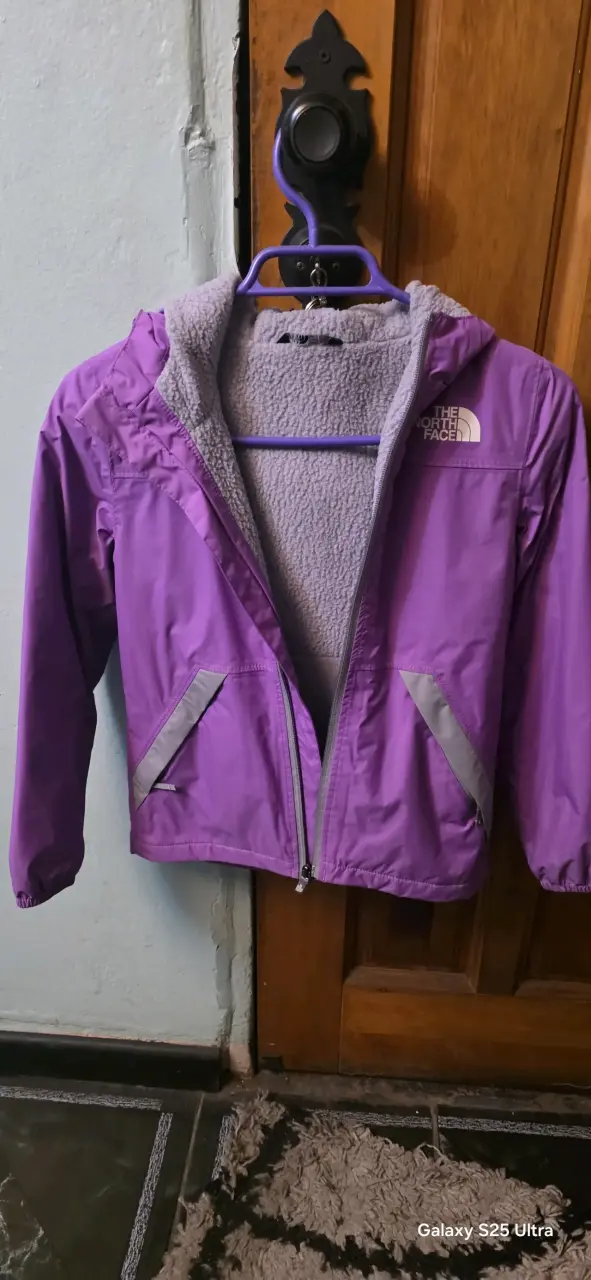 Chaqueta morada The North Face para niña - 4