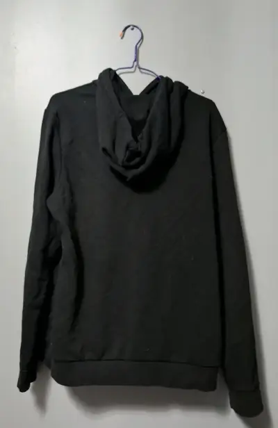 Polerón negro Adidas con capucha - miniatura 2