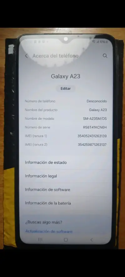 Samsung Galaxy A23 en buen estado - miniatura 1