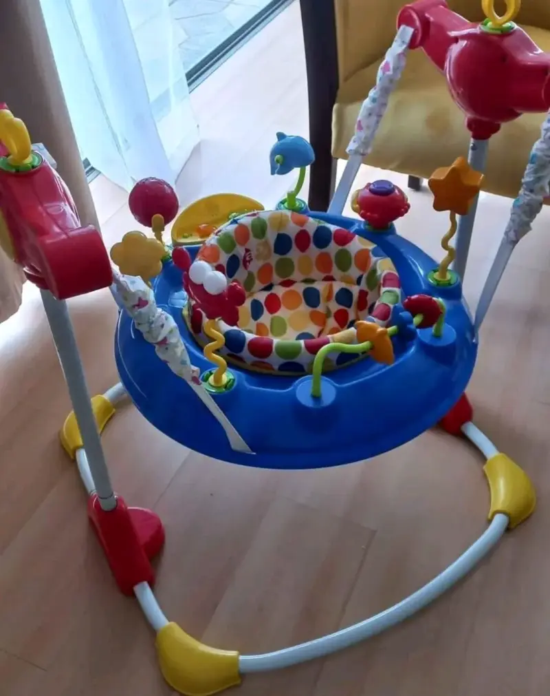 Centro de actividades para bebé multicolor - 3
