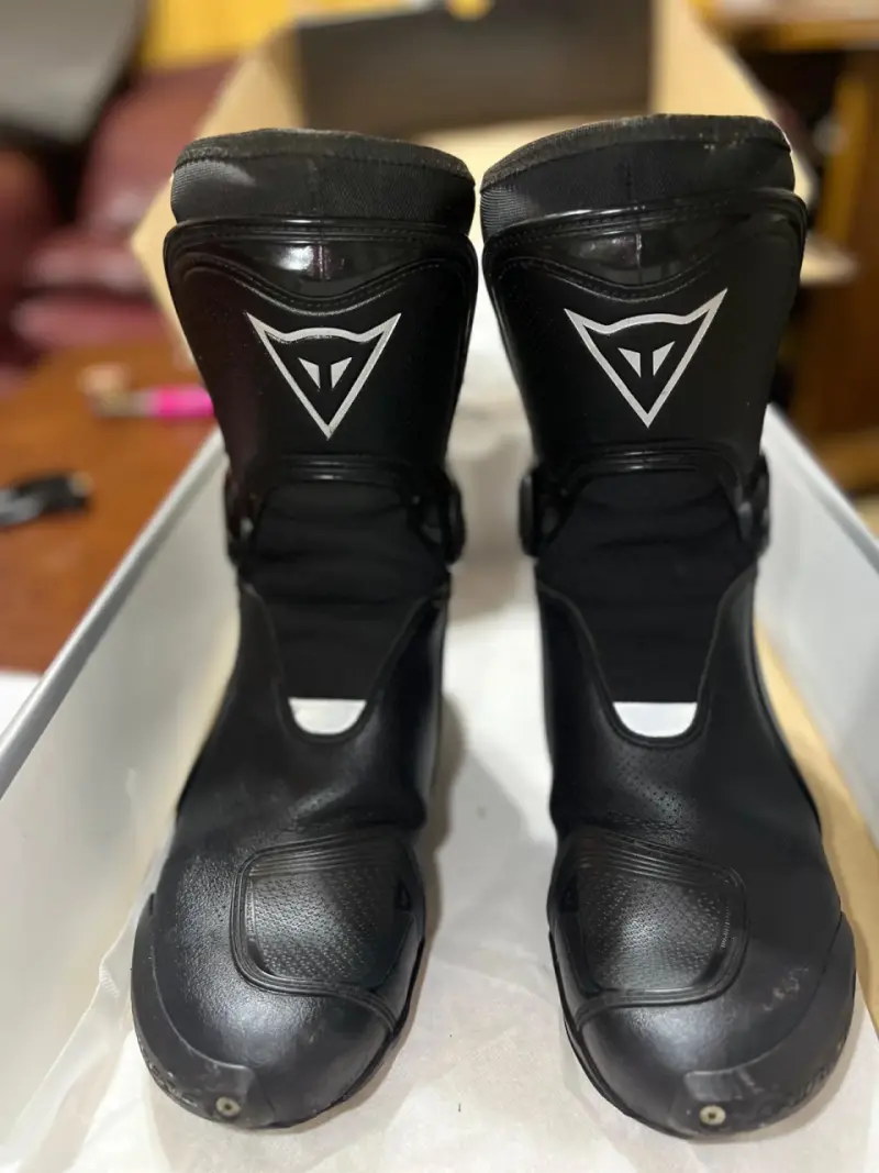 Botas de moto Dainese negras de cuero - 2