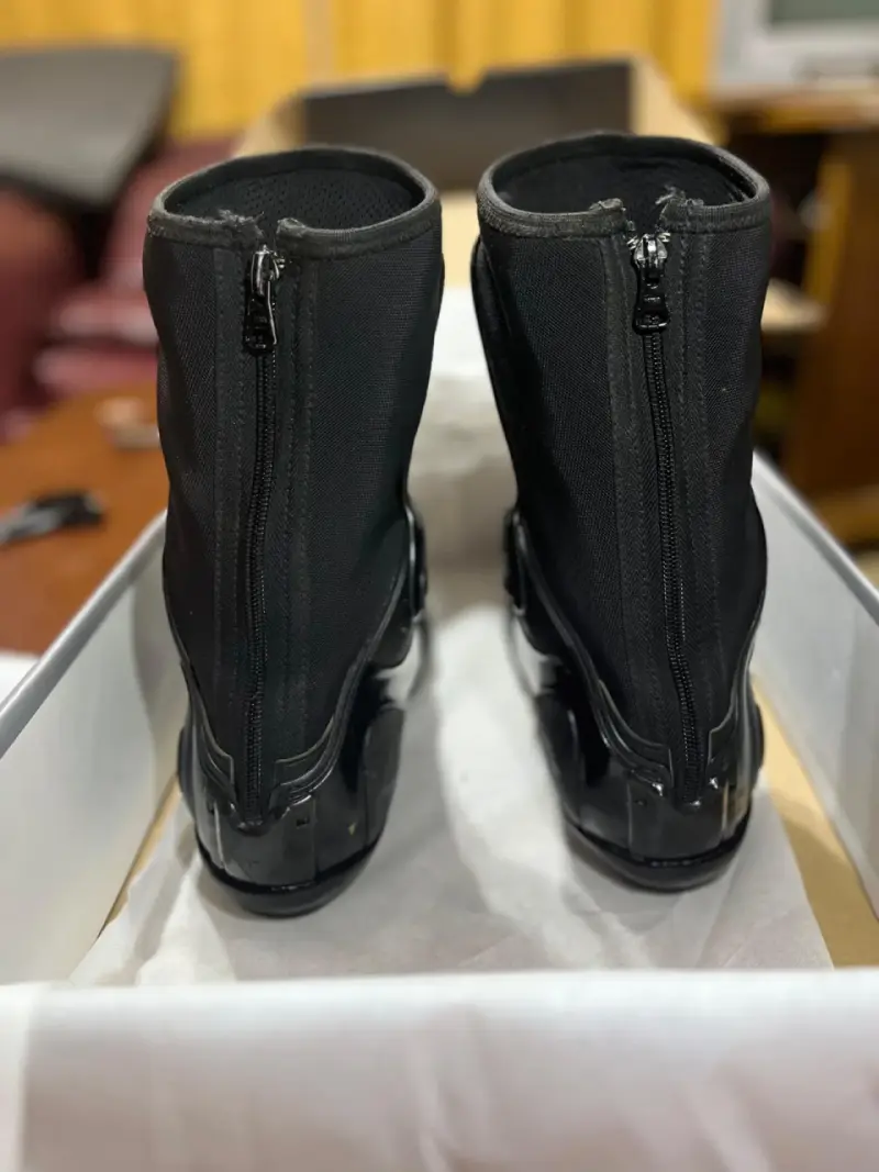 Botas de moto Dainese negras de cuero - 4