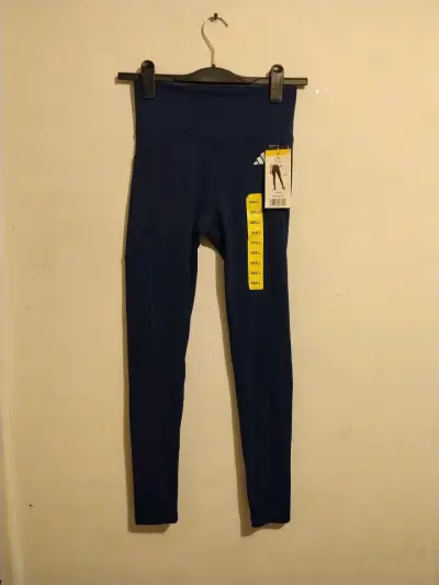 Leggings deportivos azul marino Adidas - miniatura 1