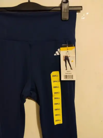 Leggings deportivos azul marino Adidas - miniatura 2