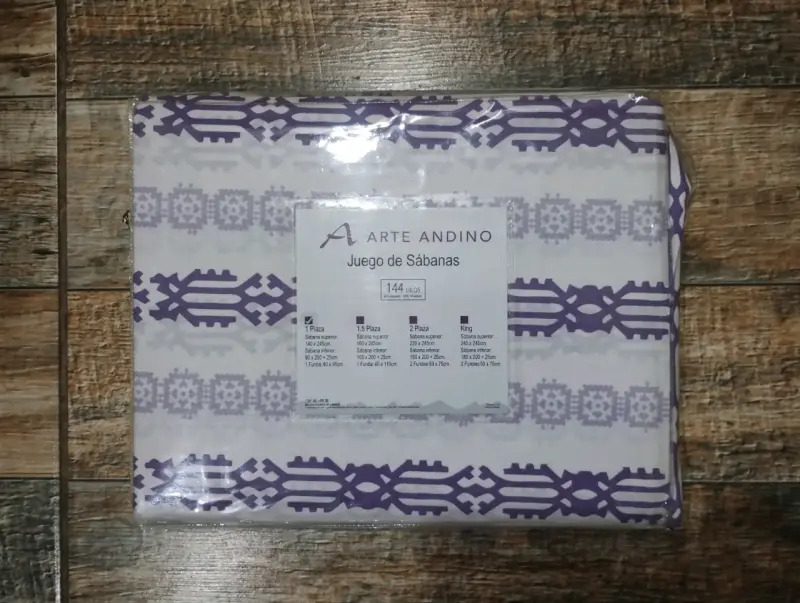 Juego de sábanas Arte Andino 1 plaza - 2