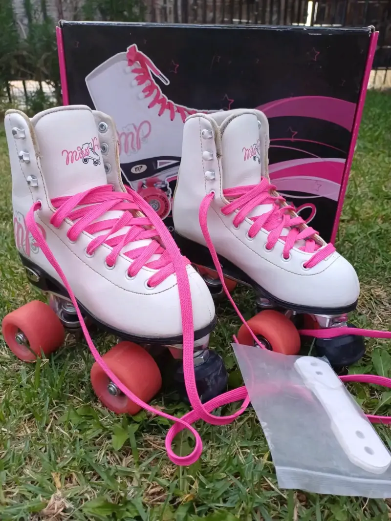 Patines de cuatro ruedas Miss MP blancos