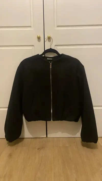 Chaqueta bomber negra - miniatura 1