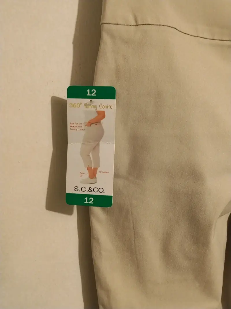 Pantalones S.C. & Co. control abdomen beige - 2