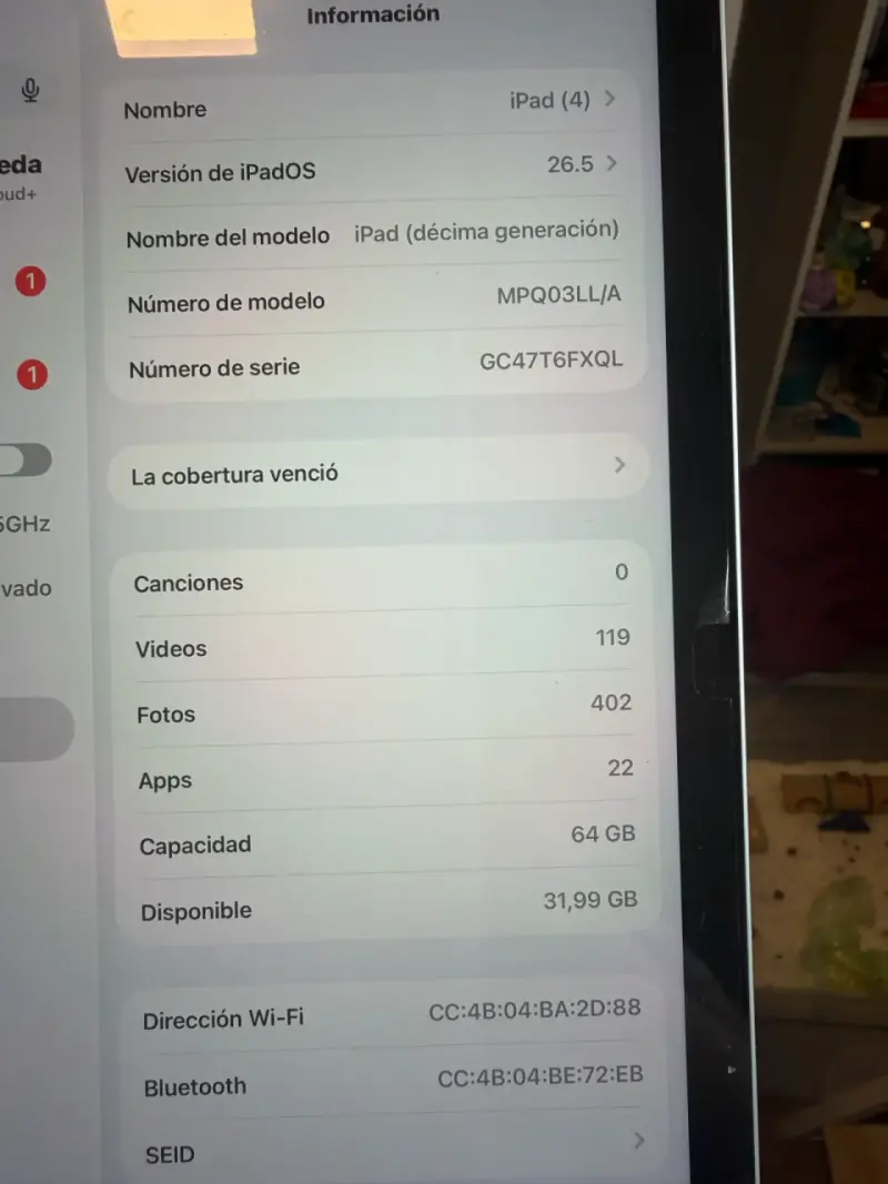 Tablet Apple iPad 10 generación - 3